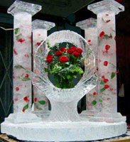 Alcohol Ice Luges, Ice Sculptures by Kevin O'Malley